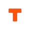5S Supplies 5S Corner Markers, 2 in W., 6 in L., 0.003 in Thickness, 25 PK VST-ROUND-ORANGE - alternate 1
